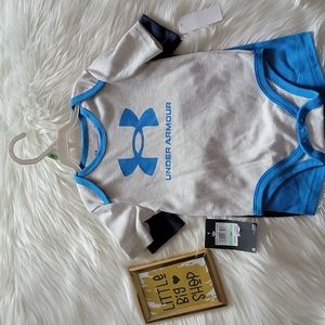 Under Amour Milk Muscles 3 Piece Matching Set, Infant/Baby, Size 18 months, NWT